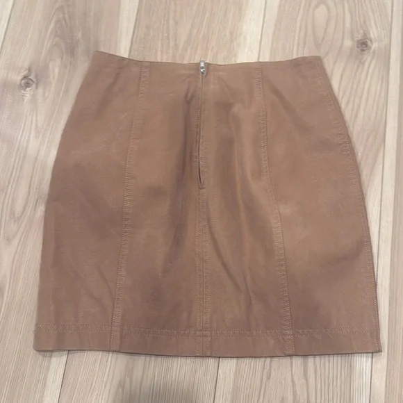Free people tan skirt size 2 NWOT - Picture 2 of 3